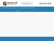 Tablet Screenshot of kcwebdesigner.com